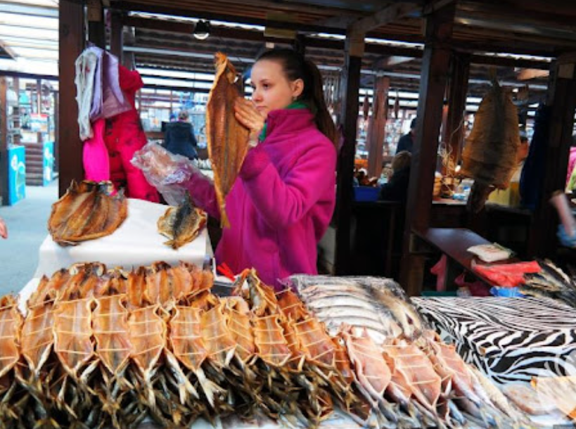 貝加爾魚市及紀念品市場