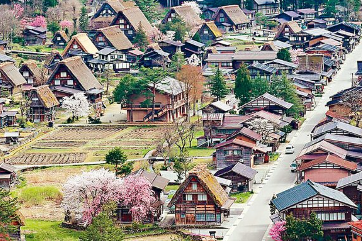世界文化遺產－白川鄉合掌村、童話薑餅屋街道