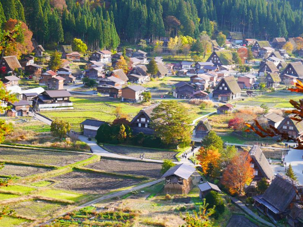 世界文化遺產－白川鄉合掌村、童話薑餅屋街道