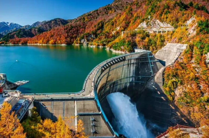 黑部水庫、黒部湖～黑部登山纜車
