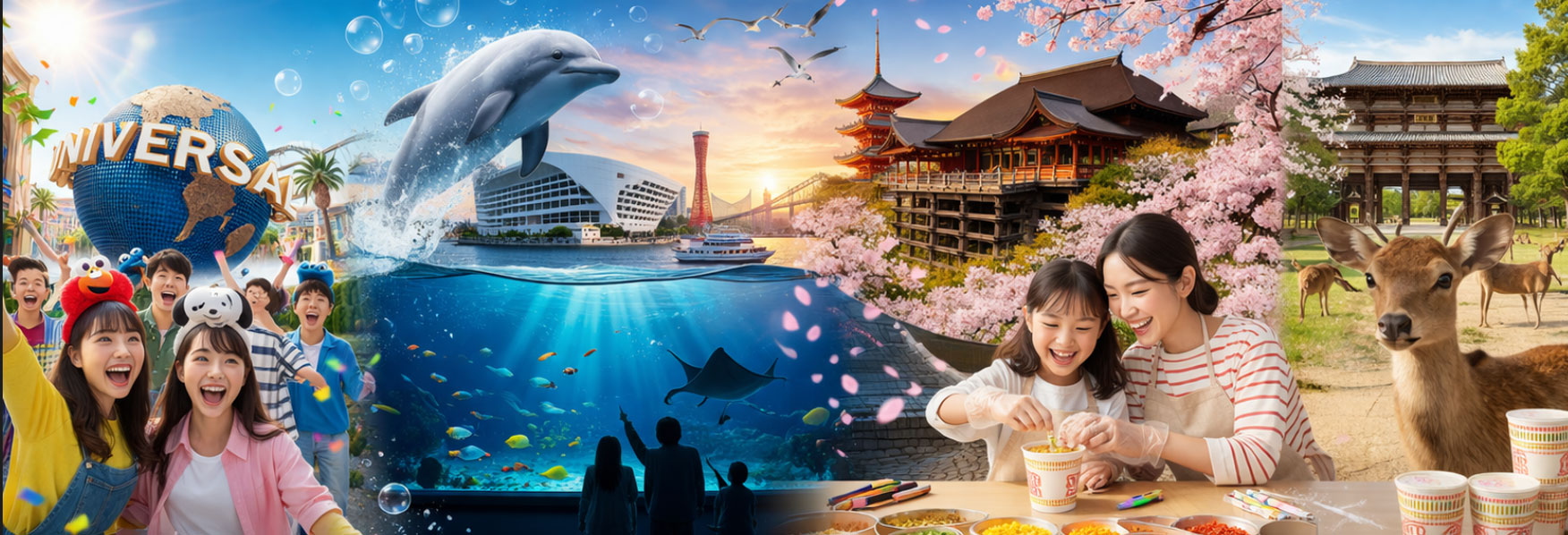 關西雙樂園奈良小鹿五日