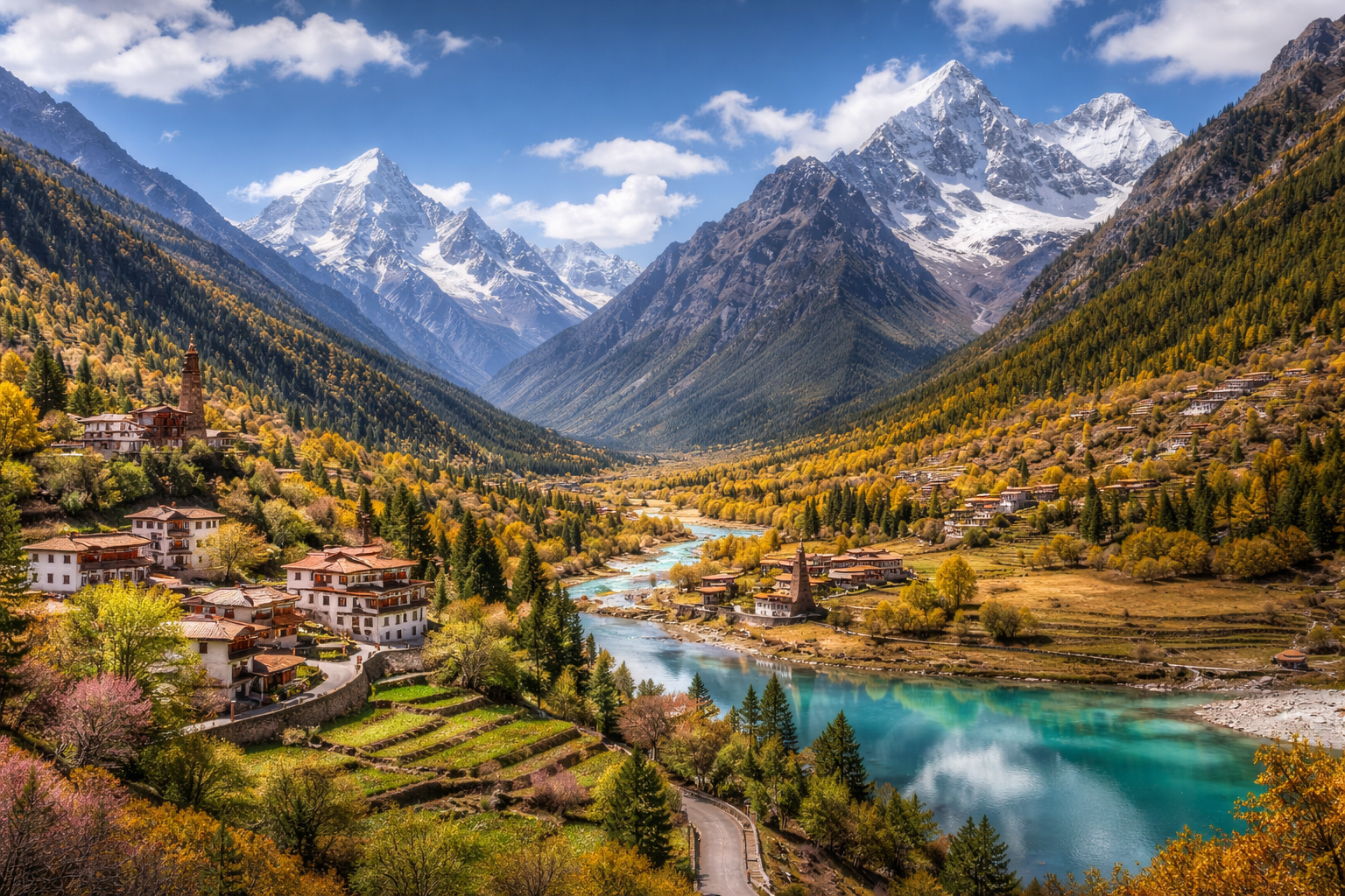 香格里稻城亞丁康定風光8日