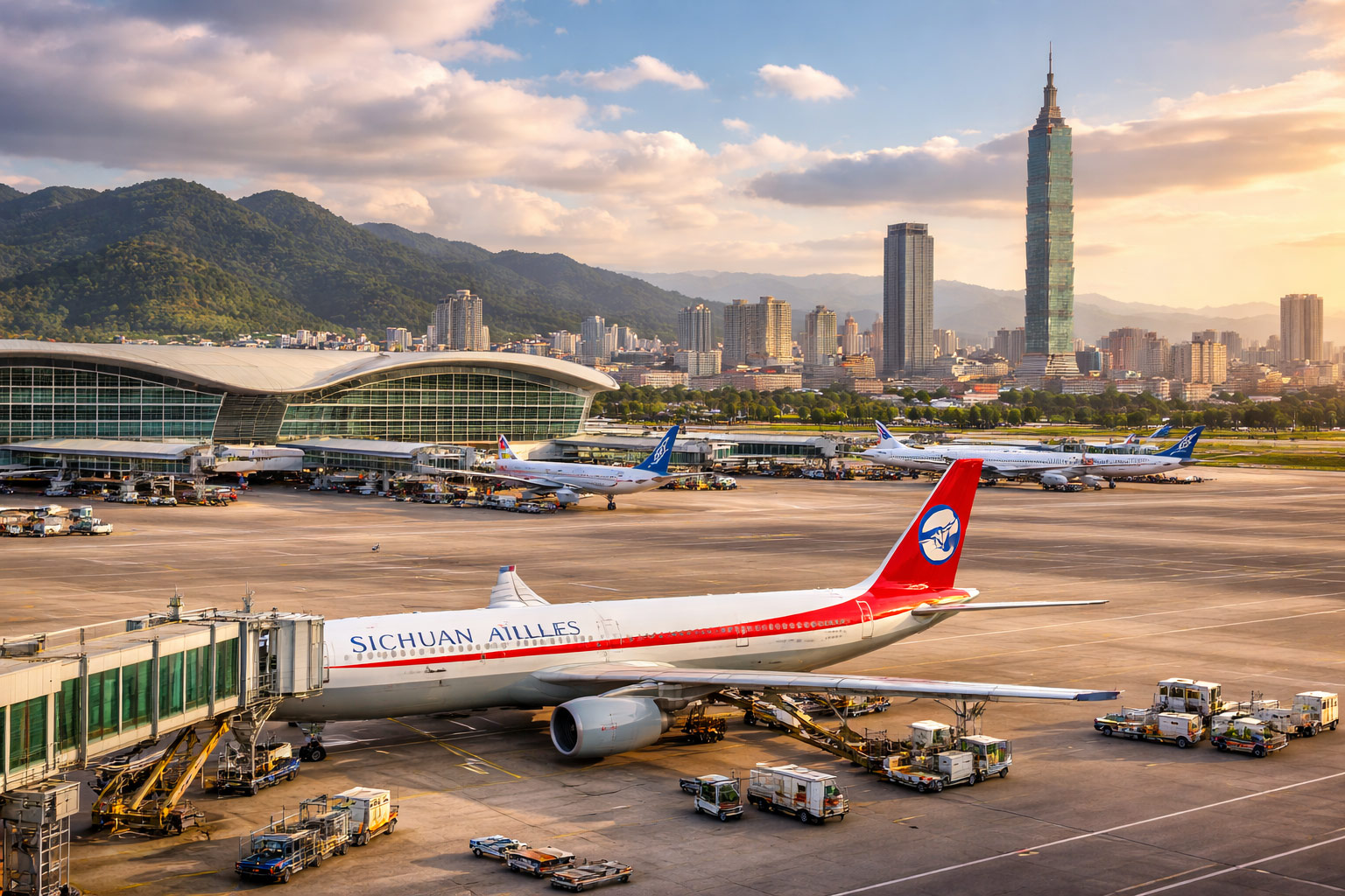 臺北桃園國際機場 -> 成都