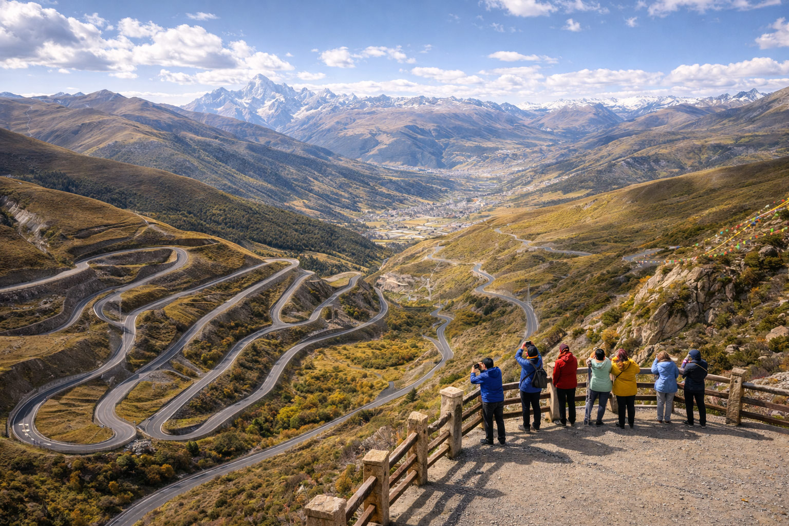 日瓦-亞丁【亞丁風景區（含環保車+電瓶車）、洛絨牛場、沖古寺、珍珠海、欣賞三座神山（朝拜央邁勇、夏洛多吉、仙乃日神山）】