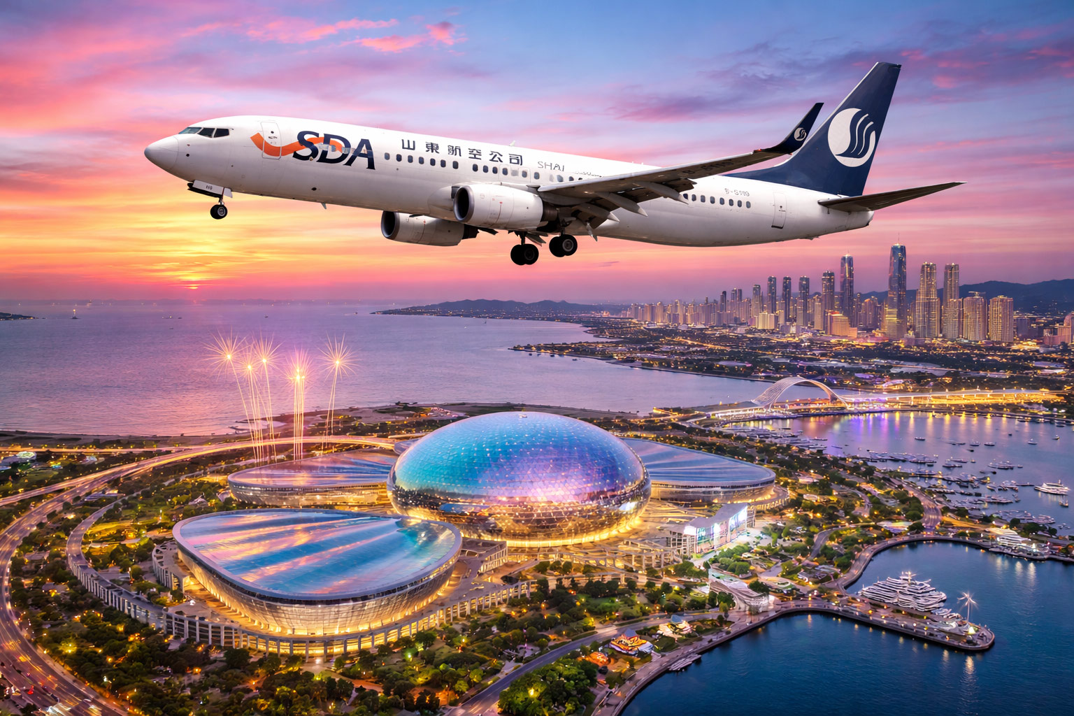 青島【上合之珠博覽城】✈ 桃園