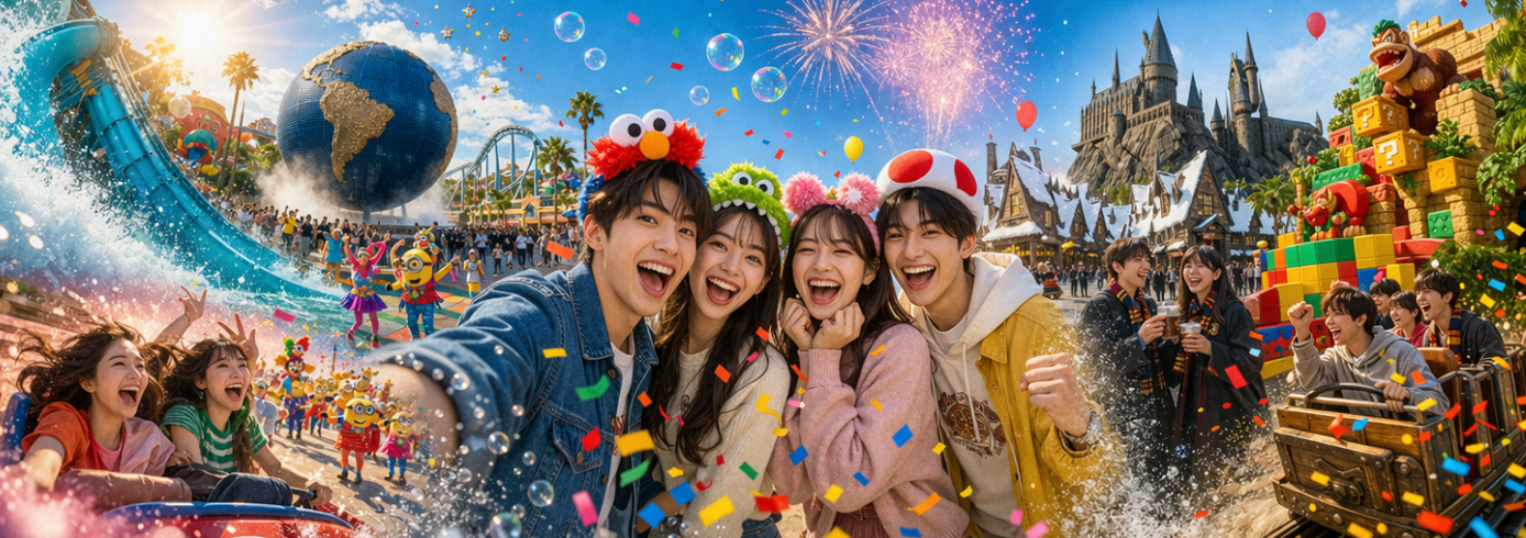 日本環球影城～UNIVERSAL STUDIO~小小兵世界正式登場～哈利波特魔法世界～超級任天堂世界~咚奇剛國